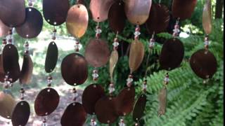 Hammered Copper Penny Windchime [upl. by Netti]