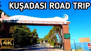 KUŞADASI  DAVUTLAR  GÜZELÇAMLI ROAD TRIP 🇹🇷  August 2024  4k UHD 60fps [upl. by Nike]