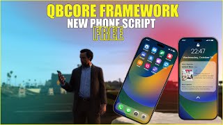 QBCore Free Phone Script  For FiveM Server  Installation amp Showcase [upl. by Nodnelg]