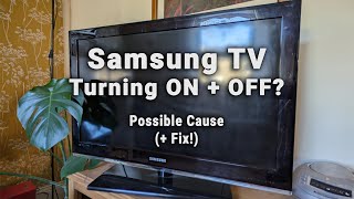 Samsung TV Turning ON and OFF Keeps Restarting  Causes  Fixes [upl. by Ziza]