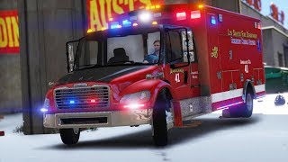 LSPDFR  Day 908  Snow Day Paramedic [upl. by Ahtael39]