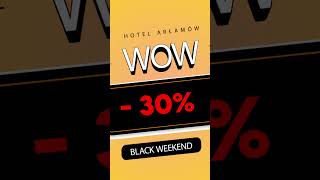 🔥 BREAKING NEWS Black Weekend 🔥Hotel Arłamów – 30 rabaty na pobyty 🔥blackweek shorts arłamów [upl. by Lindsy]