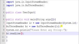 Java Program to Take User Input From Command Line [upl. by Itaws]