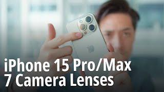 The iPhone 15 Pro  Max Camera Lenses EXPLAINED [upl. by Anot]