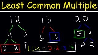 How To Find The LCM of 3 Numbers  Plenty of Examples [upl. by Alaine168]