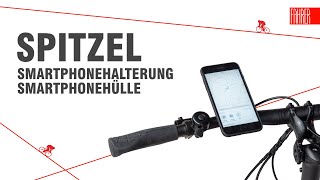 SPITZEL Smartphonehalter Smartphonehülle Fahrrad [upl. by Phebe108]