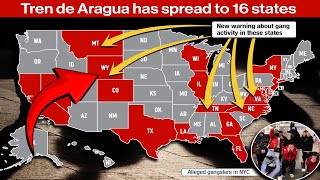 Tren de Aragua has already set up shop in these 16 states Homeland Security warns [upl. by Jamal218]