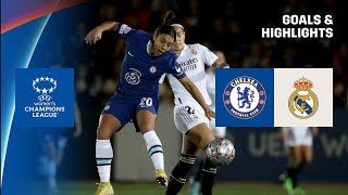 FRONTRUNNERS COLLIDE  Chelsea vs Real Madrid Highlights UEFA Womens Champions League 202223 [upl. by Featherstone]