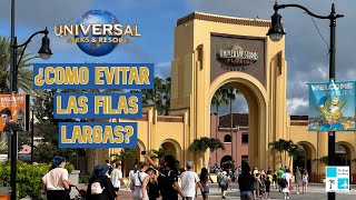 Los mejores tips para evitar las filas largas en UNIVERSAL STUDIOS Orlando [upl. by Lewison960]