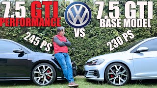 MK75 VW GOLF GTI 230 VS GTI PERFORMANCE  WHICH IS BEST [upl. by Lamrej482]