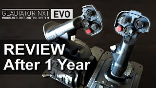 After One YEAR  Review of VKB Gladiator NXT EVO and OmniThrottle [upl. by Latif208]