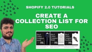 How to Make A Page of Collections on Shopify Collection within a Collection List of Collections [upl. by Orferd]