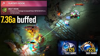 Pudges Flayers Hook Facet 2 Got Buffed in 736a  Pudge Official [upl. by Nelle]