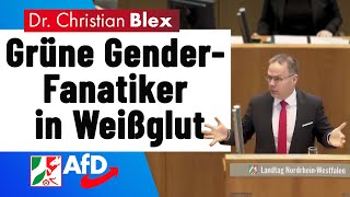 Grüne GenderFanatiker in Weißglut  Dr Christian Blex AfD [upl. by Ettennod]