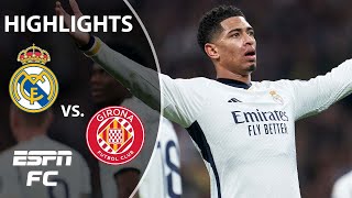 🚨 REAL MADRID DESTROYS GIRONA 🚨 Jude Bellingham scores 2 goals in win  LALIGA Highlights  ESPN FC [upl. by Riegel886]