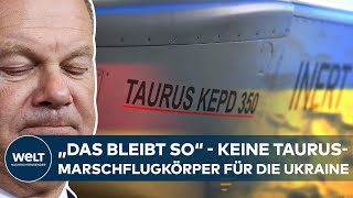 UKRAINE KRIEG Olaf Scholz blockiert Keine TaurusMarschflugkörper für die Ukraine  NATO uneins [upl. by Novert361]