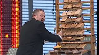 Regimantas Šilinskas skrabalai wooden bells  RADECKIO MARŠASquot RADETZKY MARSCH [upl. by Arriec]