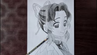 How To Draw Shinobu Kocho  How To Draw Anime [upl. by Woodrow]