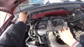 How to bleed air from a ford f150 cooling system heater core [upl. by Boonie933]