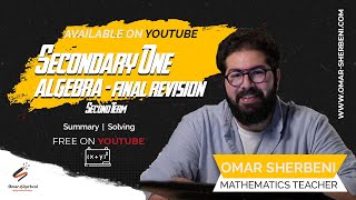 secondary One  Second term  Algebra Final Revision summary  solving [upl. by Natascha242]