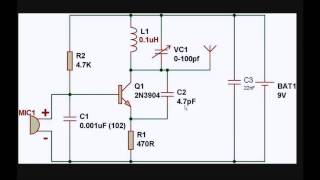 Simple FM Transmitter Circuit [upl. by Irec]