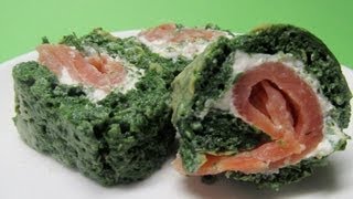 Tutorial SpinatRoulade mit Räucherlachs [upl. by Suirradal]