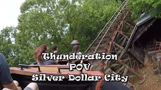 Thunderation POV Silver Dollar City [upl. by Ordnael85]