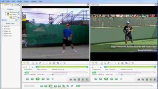 Kinovea Tennis example [upl. by Sillyrama771]