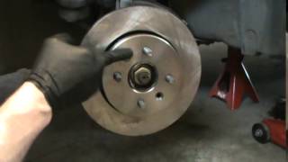 Replace Brake Pads and Rotors on 2003 Kia Spectra 18L 4cyl Engine [upl. by Spenser]