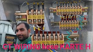 Current Transformer wiring Termination CT ka wiring kese karte h [upl. by Emmery178]