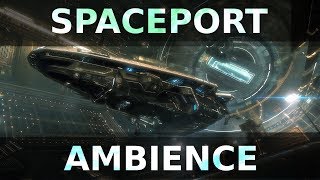 Busy Spaceport Ambience with Spaceship Sounds [upl. by Nidla618]