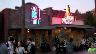 Day Turns to Night in Cars Land  Disney California Adventure [upl. by Orimar838]