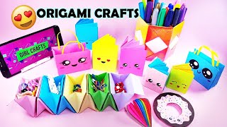 10 COOL PAPER CRAFTS YOU SHOULD TRY TO DO in Quarantine AT HOME  Origami Hacks [upl. by Nikki274]