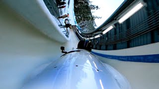 Down The Fastest Bobsled Track in the World POV [upl. by Artimed]