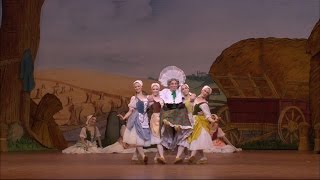 La fille mal gardée  The Clog Dance from Act I The Royal Ballet [upl. by Nodearb987]