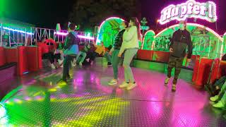 Memminger HerbstmarktJahrmarkt 2021 Hupferl Onride Nacht 4K [upl. by Vanya]