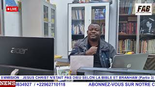 JESUS NETAIT PAS DIEU SELON LA BIBLE ET BRANHAM Suite Et Fin [upl. by Dulcle]