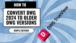 How to convert DWG versions of more than one file [upl. by Sarad820]