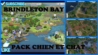 BRINDLETON BAY SIMS 4 PS4 PACK CHIEN ET CHAT [upl. by Yngiram]