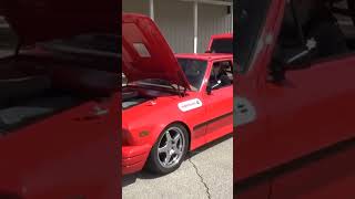 1986 Yugo AWD Two Cadillac V8 Front and Back Autocross Ripper [upl. by Richmound77]