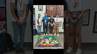 afmc silhouettes 2024  got 3 rd position in Rangoli competition in AFMC afmcpune [upl. by Blossom]