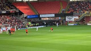 Dundee United in action v hibs 32 win [upl. by Robinett161]