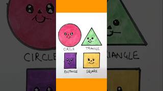 Learn shapes drawing activity learning video Learn to draw shapes for kidskids [upl. by Harrington]