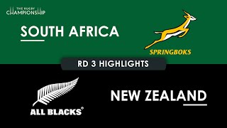 HIGHLIGHTS  SOUTH AFRICA v NEW ZEALAND  The Rugby Championship 2024 [upl. by Onitram]