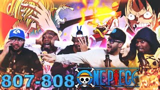 LUFFY VS SANJI One Piece Eps 807808 REACTION [upl. by Frager114]