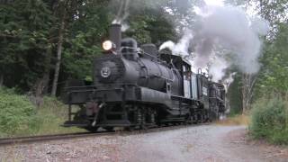 Willamette Rayonier 2 First run on the MRSR 8809 Part 33 [upl. by Elocaj852]