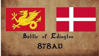 Battle Of Edington 878AD Saxons VS Vikings documentary [upl. by Aicirtel]