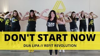 “Don’t Start Now”  Dua Lipa  Dance Fitness Choreography  REFIT® Revolution [upl. by Sevik358]