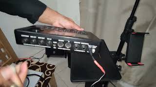 Caja de ritmos Alesis SR 16 y pedal Behringer AB 200 Parte 01 [upl. by Aissila]