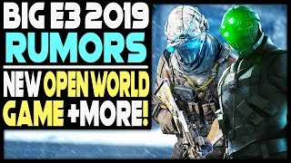 BIG E3 2019 RUMORS  PS4 OPEN WORLD GAME REVEAL  MORE [upl. by Klemm672]